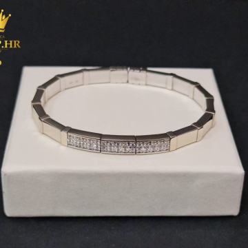 ZLATNA NARUKVICA S DIJAMANTIMA 26,45G 18K / R1, RATE !!