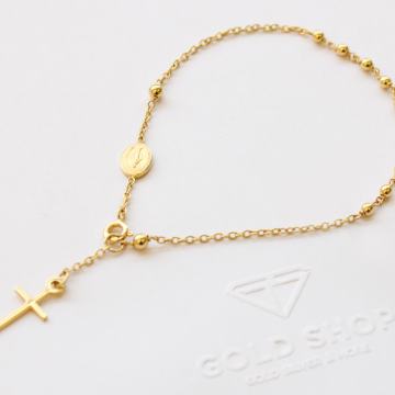 ZLATNA NARUKVICA KRUNICA 14K (585) 2,42 grama NOVO • GOLD SHOP •