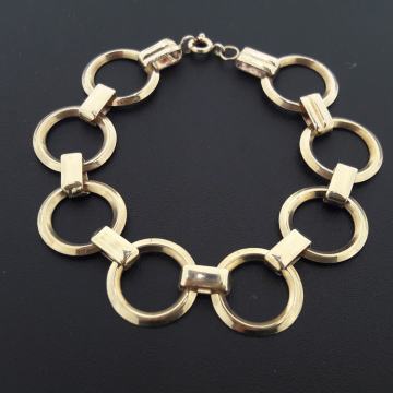 ZLATNA NARUKVICA RINGOVI 8,09g, .585/14k, R1, RATE, POVOLJNO!