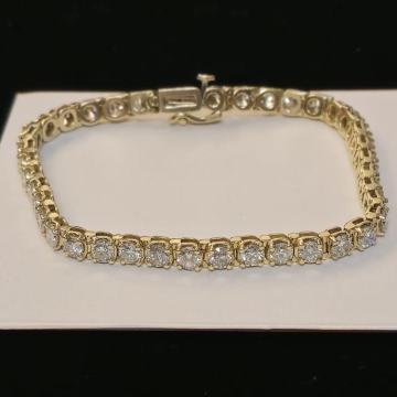 ZLATNA NARUKVICA TENNIS 6,80ct / R1, RATE !