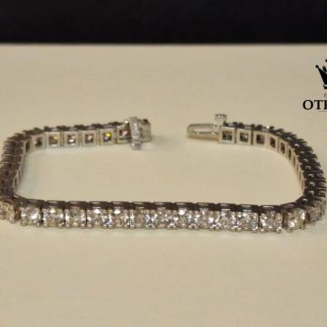 ZLATNA NARUKVICA TENNIS S DIJAMANTIMA 8,40ct / R1, RATE !