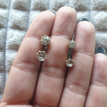 2 para naušnica cirkoni