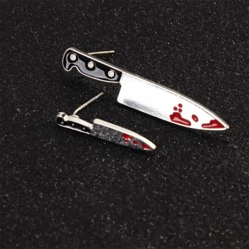 Bloody knife naušnice