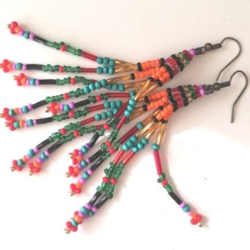 Boho naušnice od perlica