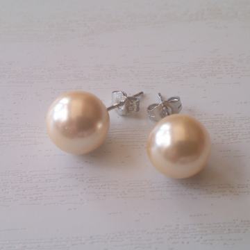 Champagne Biseri naušnice