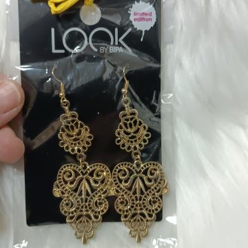 "čipkaste" naušnice, Bipa, nekorišteno