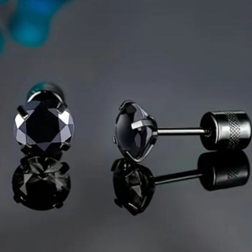 CRNE DIJAMANT NAUŠNICE