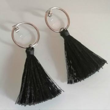 CRNE CRNE NAUŠNICE  - NOVO