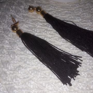 CRNE NAUŠNICE  - NOVO