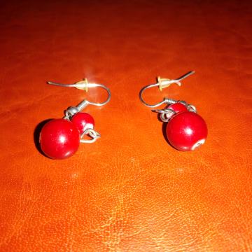 Crvene naušnice - BIŽUTERIJA