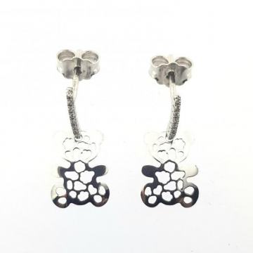 DJEČJE ZLATNE NAUŠNICE MEDEKI 14K (585) 1,05 grama NOVO • GOLD SHOP •