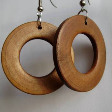 Drvene naušnice - NOVO