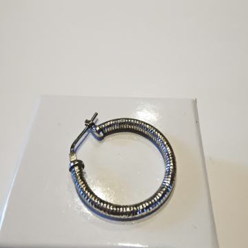 ESPRIT original - jedna velika srebrna naušnica ring - 925 srebro