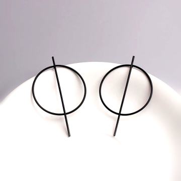 Geometric naušnice - crne