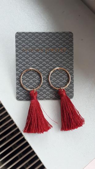 H&M BORDO  NAUŠNICE - NOVO