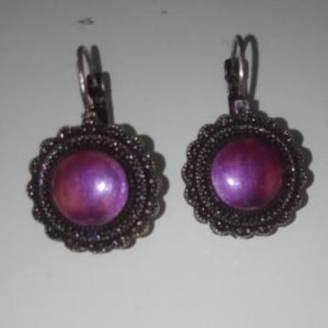 LJUBIČASTE NAUŠNICE - NOVO