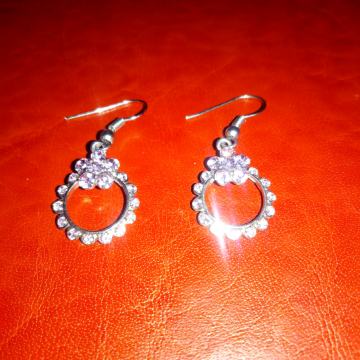 Ljubičaste naušnice - BIŽUTERIJA