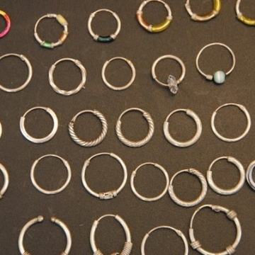 SREBRO 925 , Lot srebrne naušnice 110 komada  , nakit akcija srebro