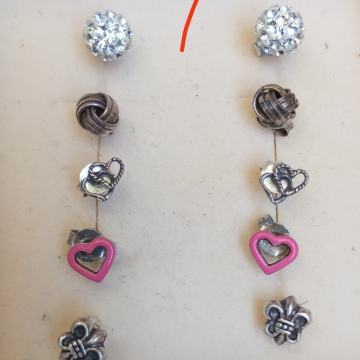 Male srebrene nausnice