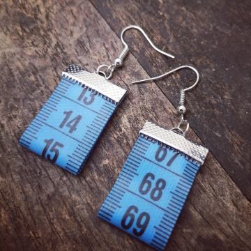 Metar naušnice - plave