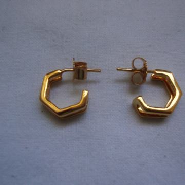 Nausnice 925 srebro pozlaćeno