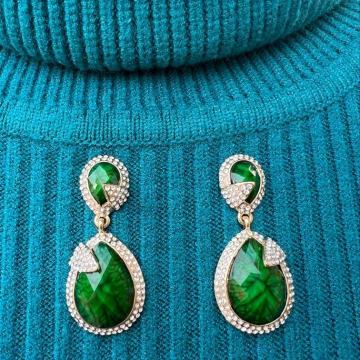 Naušnice Amrita Singh Jewelry (Indija) i austrijski kristal