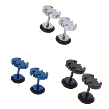 Naušnice fake plugovi Batman - nehrđajući čelik