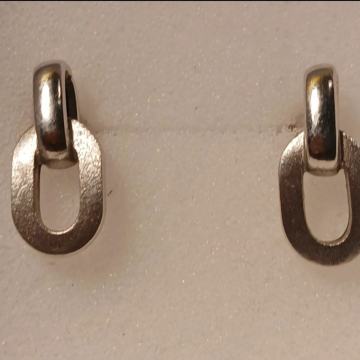 naušnice od bijelog zlata 585