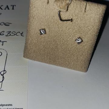 Naušnice od bijelog zlata Zlatarna Celje