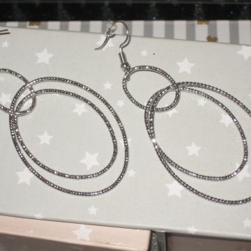 NAUŠNICE BOJA SREBRA - NOVO