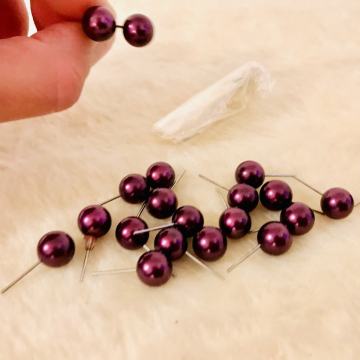 NAUŠNICE BOJE BURGUNDIJE - GRATIS!