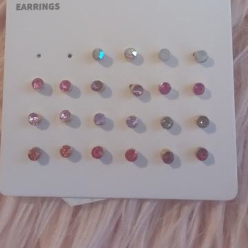 NAUŠNICE crvene i roza - NOVO