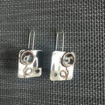 Naušnice, cvijet, efektne, nove