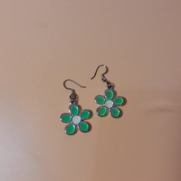 Naušnice - CVIJET metalni 2