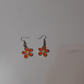 Naušnice - CVIJET metalni 3
