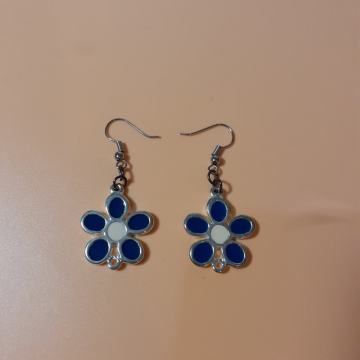 Naušnice - CVIJET metalni 1