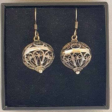 Naušnice filigran srebro Botuni