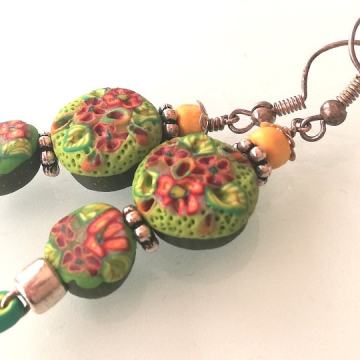 Naušnice od fima, ručni rad