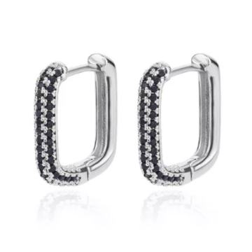 Naušnice kirurški čelik četvrtaste