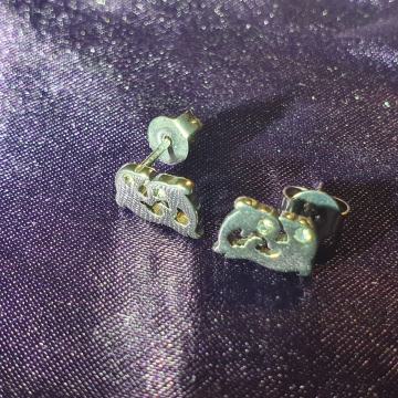 Naušnice kirurški čelik dva dupina