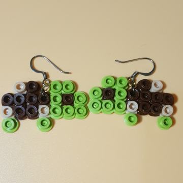 Naušnice kornjače - RUČNI RAD