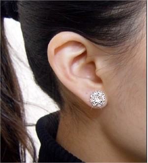 Naušnice kristalne - Suncokret - NOVO