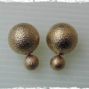 Naušnice kugle - zlatne