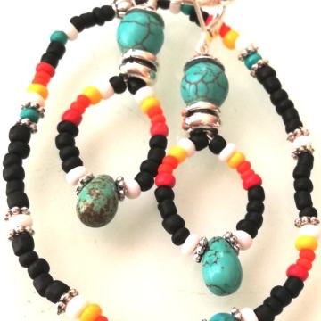 naušnice i narukvica