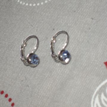 NOVE NAUŠNICE S PLAVIM KAMENOM