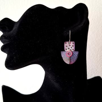 Naušnice od polimerne gline, ručni rad