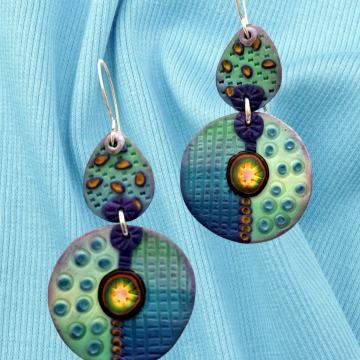 Naušnice od polimerne gline, ručni rad