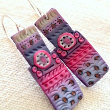 Naušnice od polimerne gline, ručni rad
