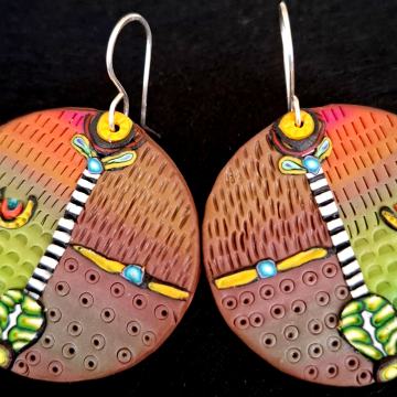 Naušnice od polimerne gline, ručni rad