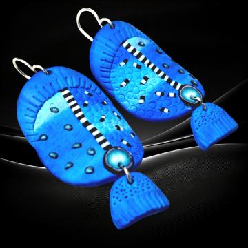 Nausnice od polimerne gline, ručni rad